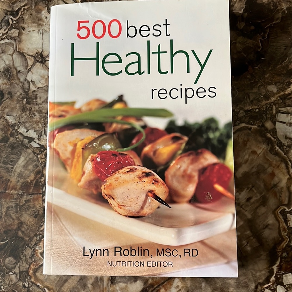Recipe book, 500 best Healthy Recipes